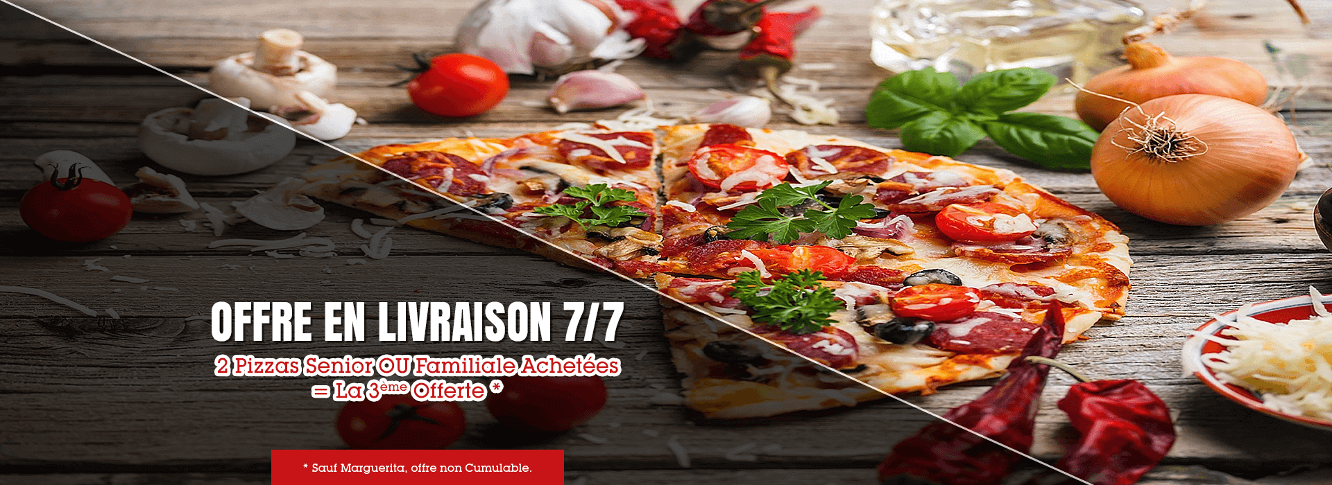 livraison pizzas 6jr/7 à  noisy le sec 93130