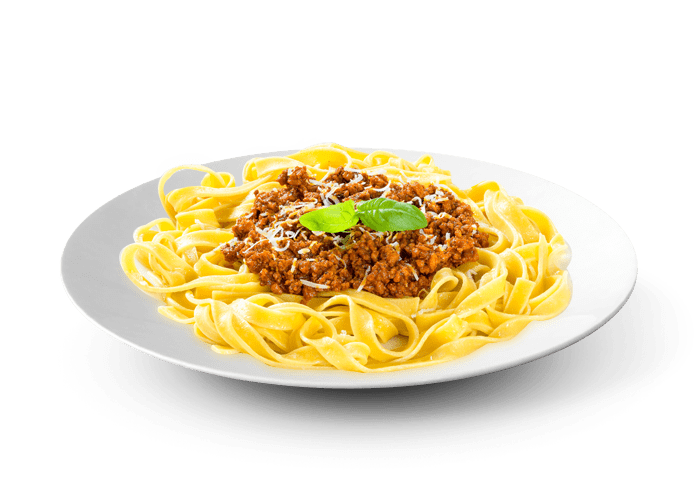 TAGLIATELLES BOLOGNAISE