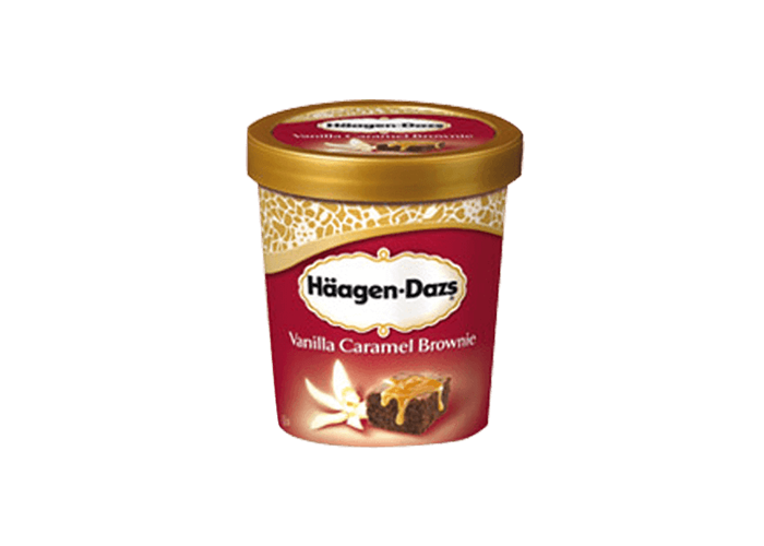 VANILLE CARAMEL BROWNIE Haagen-Dazs 500ML