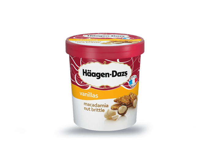 MACADAMIA NUT BRITTLE Haagen-Dazs 500ML